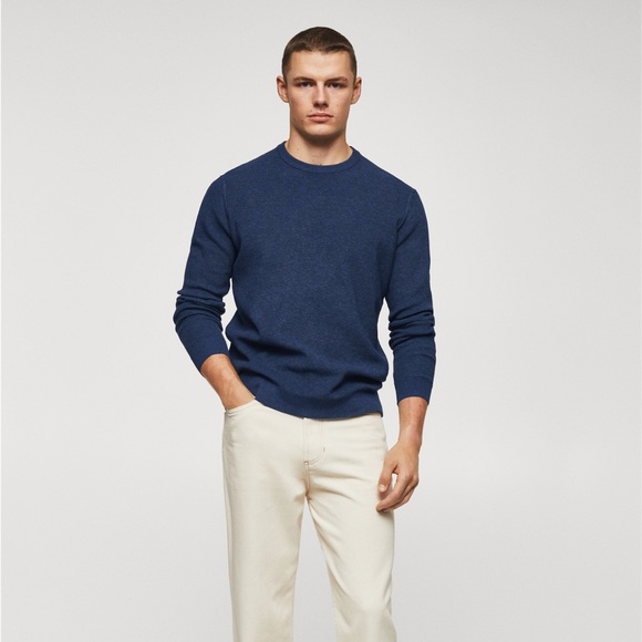 Mango Men’s Structured Cotton Sweater - Picture 4 of 11
